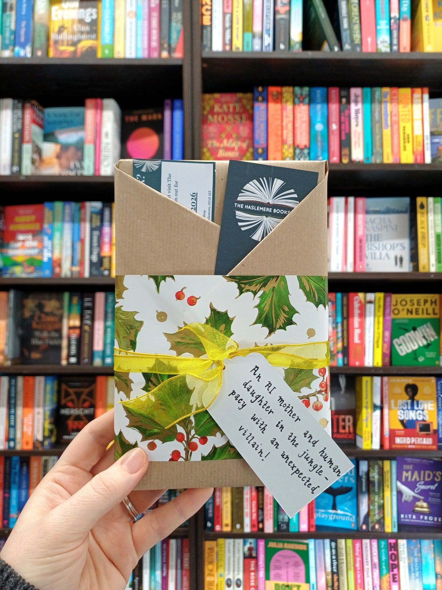 "An AI mother and human daughter in the jungle - pacy with an unexpected villain!"