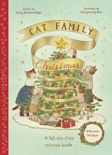 Cat Family Christmas : An Advent Lift-the-Flap Book (with over 140 flaps)-9780711274907